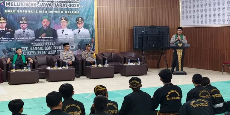 Sowan ke Ponpes Dzikir Al-Fath, Kapolres Sukabumi Kota Dukung Pelestarian Seni Budaya dan Pencak Silat Sang Maung Bodas